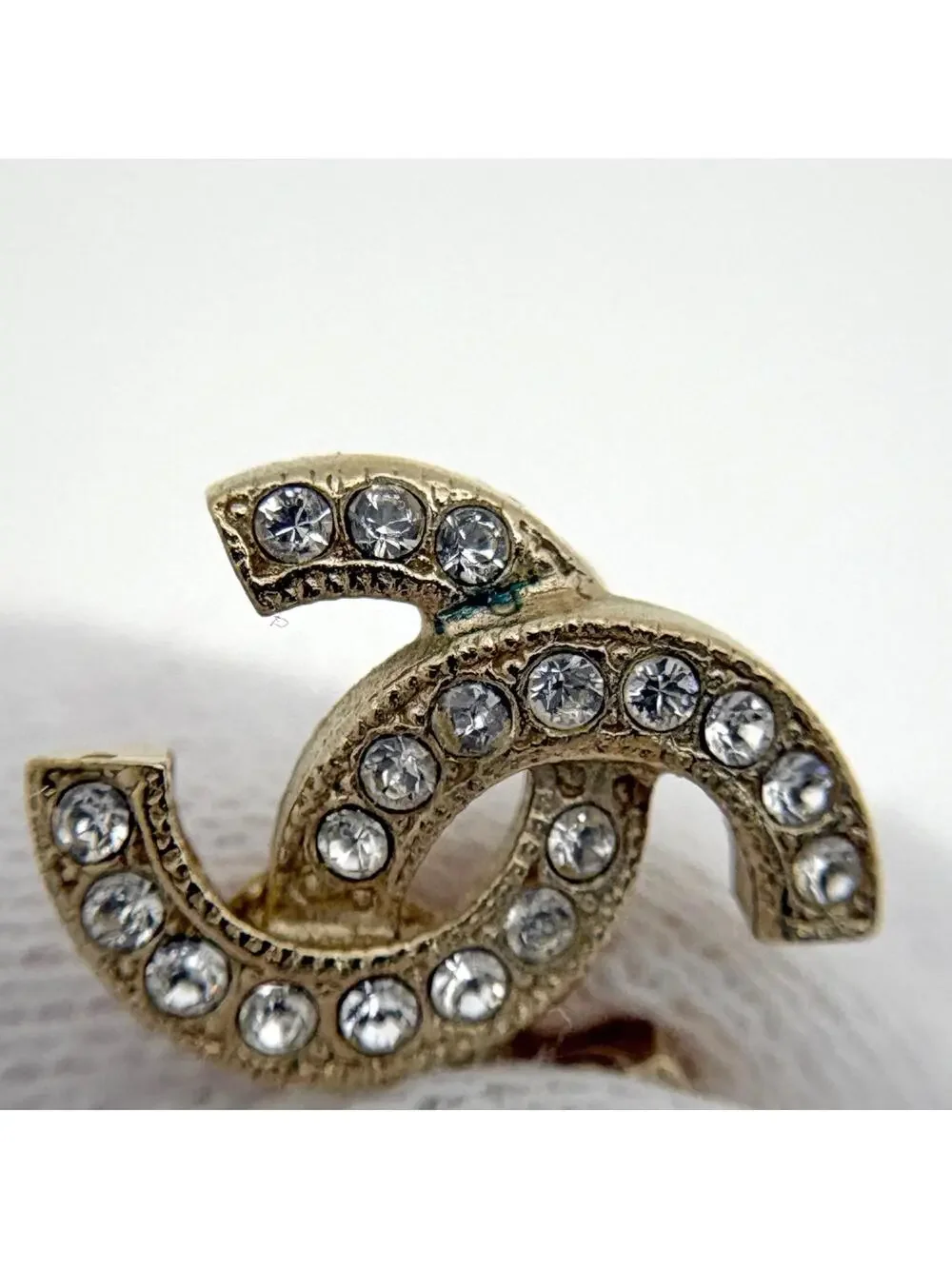 Chanel Cc Logo Earrings Metal #327537C11B